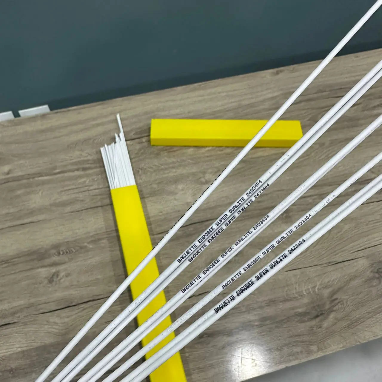 BAGUETTE ARGENT 20 Pourcent ENROBEE DE SOUDURE SUPER QUALITIE MADE IN SPAIN (Jaune)